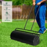 Replace 36725614 36in Cylindrical Iron Lawn Roller Black