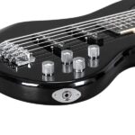 [Do Not Sell on Amazon] GIB Electric 5 String Bass Guitar Full Size Bag Strap Pick Connector Wrench Tool Black - Image 13