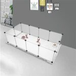 Pet Playpen, Portable Large Plastic Yard Fence Small Animals, Puppy Kennel Crate Fence Tent - Image 9