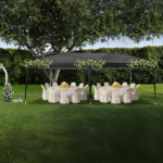 10'x20' Instant Pop Up Canopy Tent Black, 6 Panels 2 Doors 4 Mesh Windows, 28/22mm Powder Coated Steel Frame, 10x20mm Crossbar, 210D Oxford Folding Outdoor Tent with Carry Bag No Sandbags - Image 27