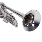 Nickelplated Drop B Adjustable Trumpet Gloves Set Silver - Image 8