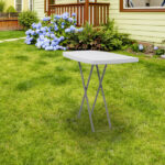 Replace 59374361 76*50*70.5cm Liftable Garden Plastic Table White - Image 19