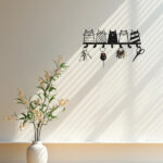 CIFbuy Top - Notch Cute Cat Decorative Hook. The 7 - Hooks Key Hook Rack That Transforms into a High - Quality Modern Wall - Mounted Coat Rack.Wall Sculptures.(TikTok/temu self-pickup orders) - Image 37
