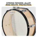 Full Size Adult Drum Set 5-Piece Champagne with Bass Drum, two Tom Drum, Snare Drum, Floor Tom, 16" Ride Cymbal, 14" Hi-hat Cymbals, Stool, Drum Pedal, Sticks - Image 12