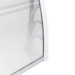 Same Code 49094033 HT-100 x 80 Household Application Door & Window Rain Cover Eaves Transparent Board & White Holder - Image 18