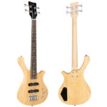 Do Not Sell on Amazon GW101 36in Small Scale Electric Bass Guitar Suit With Mahogany Body SS Pickups, Guitar Bag, Strap, Cable Burlywood - Image 19