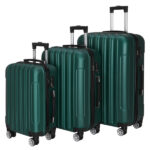 3-in-1 Multifunctional Large Capacity Traveling Storage Suitcase Dark Green - Image 3