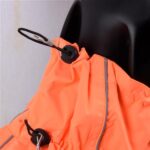 Dog Coats Small Waterproof,Warm Outfit Clothes Dog Jackets Small,Adjustable Drawstring Warm And Cozy Dog Sport Vest- orange size 2XL - Image 7