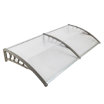 Same Code 52463595 HT-200 x 100 Household Application Door & Window Rain Cover Eaves Canopy Silver & Gray Bracket - Image 17