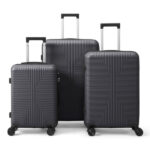PP Trolley Case 20in 24in 28in 3PCS Suitcase Set Dark Gray - Image 12