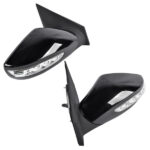 2x Power Mirrors Manual Folding & Heated & Turn Signal Fit for Hyundai Sonata 2.0L 2.4L 2011-2014 876103Q110 876203Q110 - Image 6
