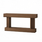 Brown 63" Long Console Table, Vintage Narrow Entryway Table with Storage Shelf for Living Room Hallway - Image 2