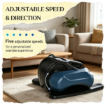 Under Desk Elliptical Machine | Powered Leg Exerciser, Adjustable Speed, Remote & LCD Display for Home Office - Image 4