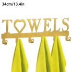 CIFbuy Gothic Black iron Wall Hook Rustproof Coating Towel Hanger for Bathroom Kitchen Entryway(TikTok, temu pick-up service) - Image 3