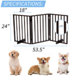 The Wooden Dog Fence Walnut - Image 9