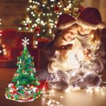 Christmas Tree Building Toy - 701 Pcs with 24-Day Countdown Calendar, 30 LED Warm Lights (USB Powered) - Santa, Ornaments, Snowflake Topper - Educational Blocks for Kids 3-6, Tabletop Decor - Image 12