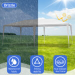 Same Code 87773439 3*6m Non-Cloth PE Cloth Plastic Sprayed Iron Pipe Outdoor Party Tent White - Image 5