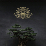 CIFbuy™ Iron Mandala Lotus Wall Art, Zen Style Wall Hanging, Luxury Theme Home Decor (TikTok, Temu: Self-pickup available) - Image 4