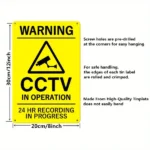 CIFbuy Metal Aluminum Warning Sign Outdoor Safety Decorative Plaque For Home Farm Porch Public Places Sturdy Easy To Install (TikTok, temu pick-up service) - Image 2