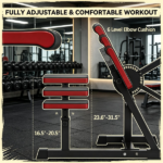 2-In-1 Heavy-Duty Bicep Preacher Curl Bench: Bicep Curl Machine with Adjustable Seat & Elbow Cushion – Perfect for Home Gym Arm Training - Image 8