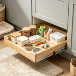 20" x 21" Pull Out Cabinet Organizer, Soft Close Slide Out Shelf for Kitchen & Bathroom Pantry - Image 6