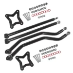 Black Steel Radius Arm Set Rear Fit for Polaris RZR XP 1000 & XP 4 1000 from 2014 - Image 2