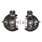 Pair Steering Knuckles Fit for Honda Civic EX-T Front Driver Passenger Side 686430/1 - Image 2