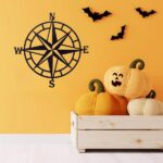 CIFbuy Gorgeous Black Metal Nautical Compass Wall , a Stunning Ocean - Theme Wall Hanging Art, a Stand - out Stylish Home Decor with Iron Art Silhouette, Wall Sculptures.(TikTok/temu self-pickup orders) - Image 7
