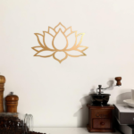 CIFbuy Stunning Large Lotus Metal Wall Art – Modern Living Room Decor & Fabulous Bridal Shower Gift.Wall Sculptures-cif buy(TikTok/temu self-pickup orders) - Image 9