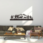 CIFbuy Deer Metal Wall Art for Living Room Home Decor Holiday Gift(TikTok, temu pick-up service) - Image 5