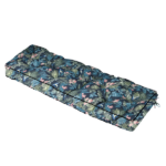 Outdoor Bench Cushion, 63 × 20 × 4 Inch, Tufted Waterproof Swing Cushion with Ties, for Patio Bench or Window Seat