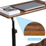 [Old code:23373712]Rolling & Height adjustable P2 15MM Chipboard & Steel Side Table with Baffle - Image 4
