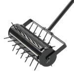17-inch Lawn Aerator, Rolling Aerator Lawn Tool with T-shaped Handle, Heavy Duty Lawn Aerator Tool, Grass Aerator & Garden Tools for Aeration & Soil Health, Black - Image 15
