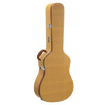 Replace 46540529 41" Folk Guitar Hardshell Carrying Case Fits Most Acoustic Guitars Microgroove Flat Yellow - Image 2