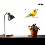 CIFbuy 1pc 8x12 Inch Sun Conure Parrot Metal Sign, Sturdy 2D Flat Wall Plaque For Home Bedroom Kitchen Bar Restaurant Decor TikTok, TikTok, Self-pickup Logiopics - Image 4