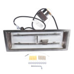24 x 8-inch Fire Pit Pan Stainless Steel Fire Pit Burner Kit Rectangular Indoor or Outdoor - Image 5