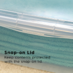28 Qt Plastic Underbed Storage Bins, Clear, 4 Count Pack (Shipment from Walmart) - Image 6