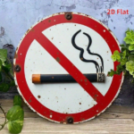CIFbuy Vintage | 1PC Round Iron Metal No Smoking Sign 8x8 Inch 2D Flat Print Warning Plaque Multi-Use Wall Decor Art For Home Garden In TikTok, TikTok, n In Self-pickup Logiopics - Image 6