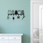 CIFbuy Top - Notch Cute Cat Decorative Hook. The 7 - Hooks Key Hook Rack That Transforms into a High - Quality Modern Wall - Mounted Coat Rack.Wall Sculptures.(TikTok/temu self-pickup orders) - Image 9
