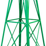 8FT Weather Resistant Yard Garden Windmill Green - Image 12