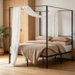 Canopy Bed Frame Only bed frame - Image 7