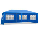Same Code 46477147 10'x20' Outdoor Party Tent with 6 Removable Sidewalls, Waterproof Canopy Patio Wedding Gazebo, Blue - Image 5