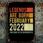 CIFbuy 2D Flat Metal Sign 8x12 Inch, Sturdy Metal Plaque For February 2022 Birthday, Decorative Wall Art For Bars, Bedrooms, Restaurant TikTok, TikTok, Self-pickup Logiopics - Image 3