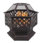 Modernisation Square BBQ Grill Outdoor Heater Garden Outdoor Fireplace Portable Fire Pit Contracted Barbecue Brazier Wood Stove - Image 13