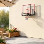 Wall Mount Basketball Hoop System – for Community Court Upgrade, 43" x 30" Shatter Resistant Backboard, Durable Bracket - Image 6