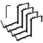 Adjustable Heavy-Duty Iron Planter Bracket | 6.1-11.6" Extendable Tray + 2.36-6.9" Two-Level Adjustable Hook - Image 9