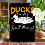 CIFbuy Vintage Ducks Are My Spirit Animal Metal Tin Sign 8x12 Inch Rustic Farmhouse Wall Decor For Kitchen Bathroom Office Durable Home TikTok, TikTok, Self-pickup Logiopics - Image 5
