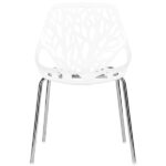 4pcs Bird's Nest Style Lounge Chair White - Image 24