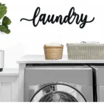 CIFbuy Metal Baked Paint Laundry Sign Wall Art Modern Laundry Room Decor (TikTok, temu pickup) - Image 4