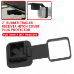 2" Trailer Tow Hitch Receiver Cover Plug Dust Cap Fit Toyota Lexus Jeep GMC Ford - Image 8